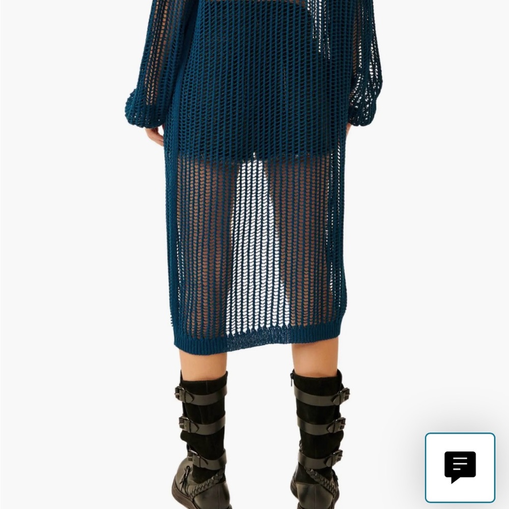 Free People - Lattice Open Knit Cardigan - Free People NWT - Picture 3 of 4